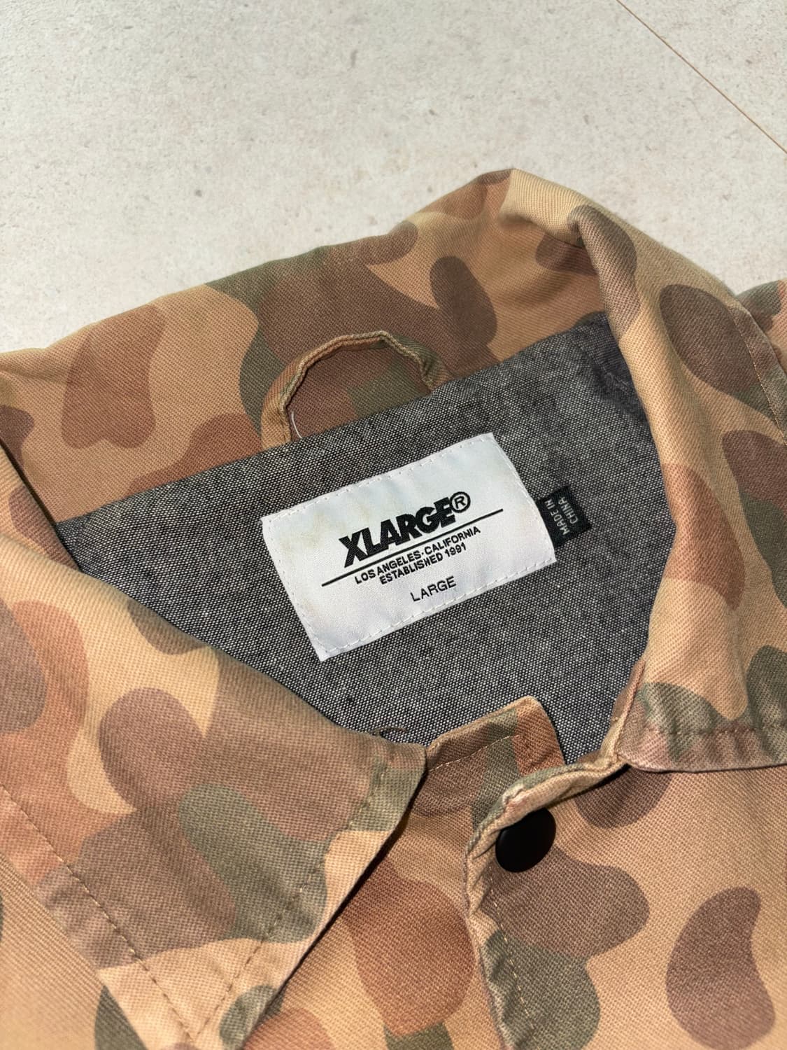 XLARGE 코튼 코치자켓 상품이미지6