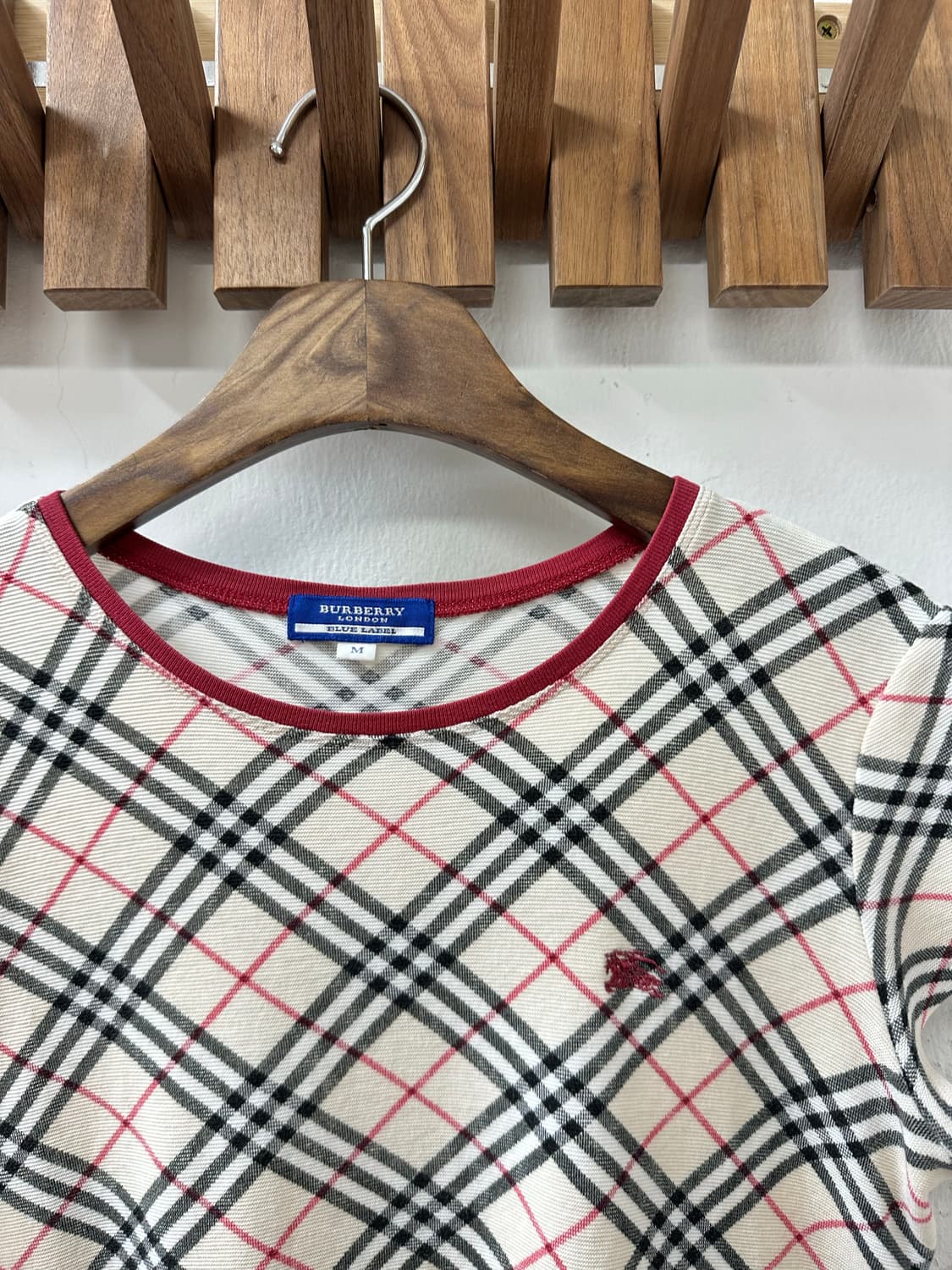 BURBERRY Blue Label 버버리 블루라벨 노바체크 코튼 탑 상품이미지2