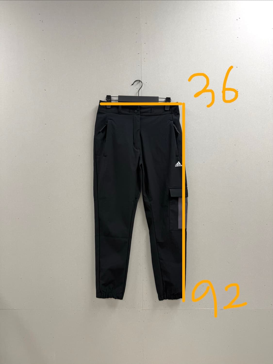 여성 xs 65 / 아디다스 어반 팬츠 바지 블랙 상품이미지2