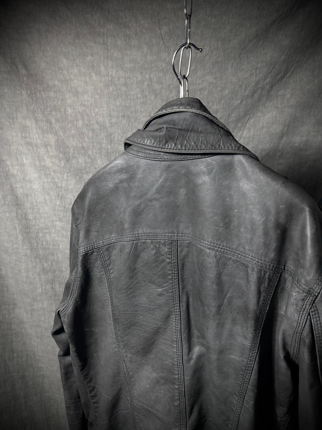 Superdry Vintage Cowhide Leather Jacket  상품이미지6