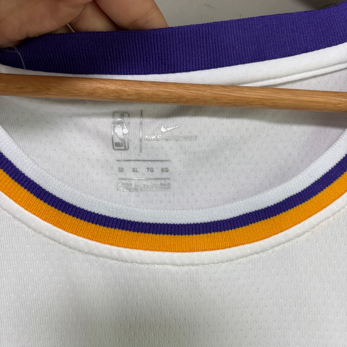 나이키 NBA LA 레이커스 르브론 제임스 스윙맨 져지 반팔 상품이미지3