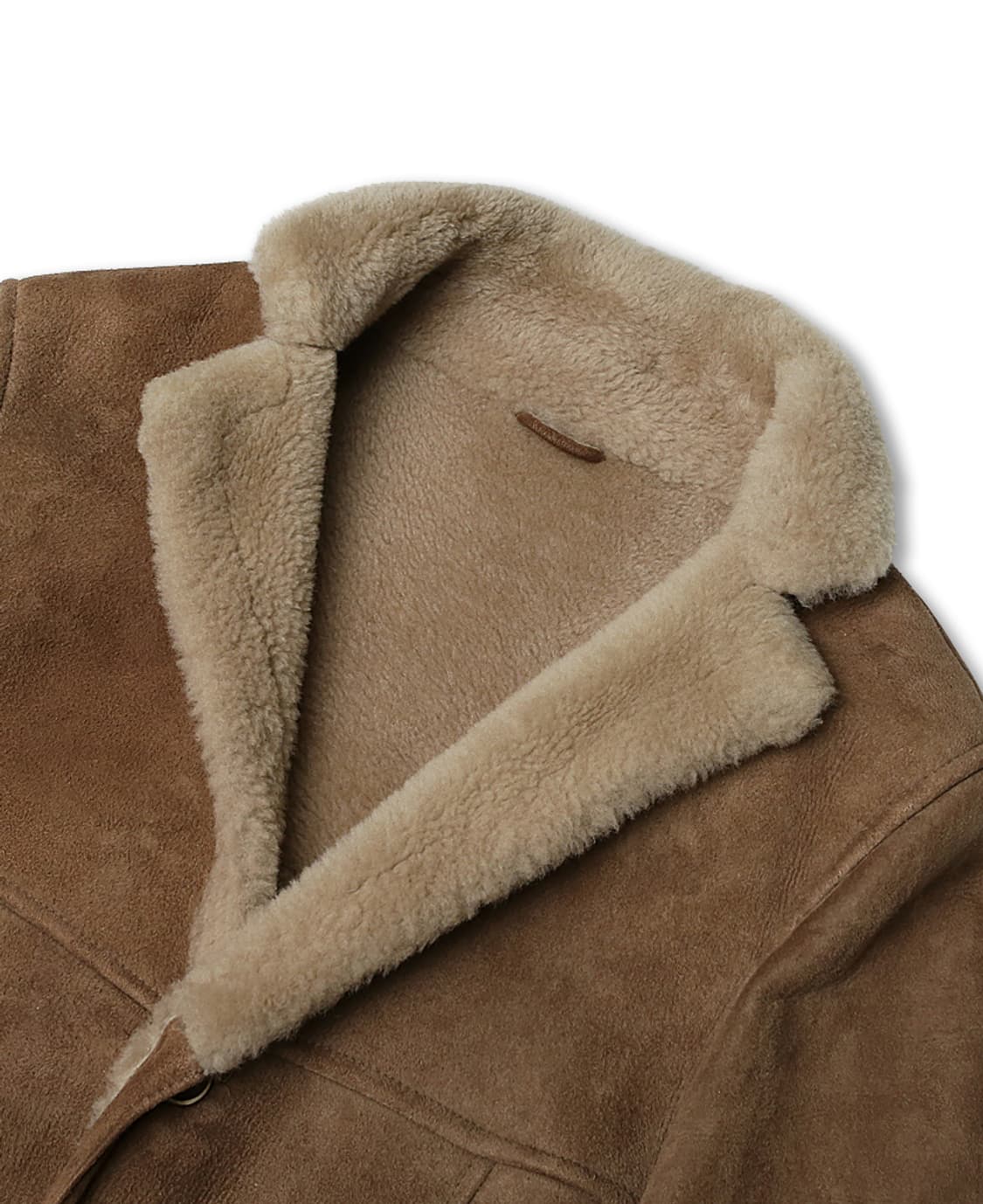 엠메띠 [Emmeti] 양가죽 스웨이드 오리지널 무스탕 롱 코트 상품이미지3