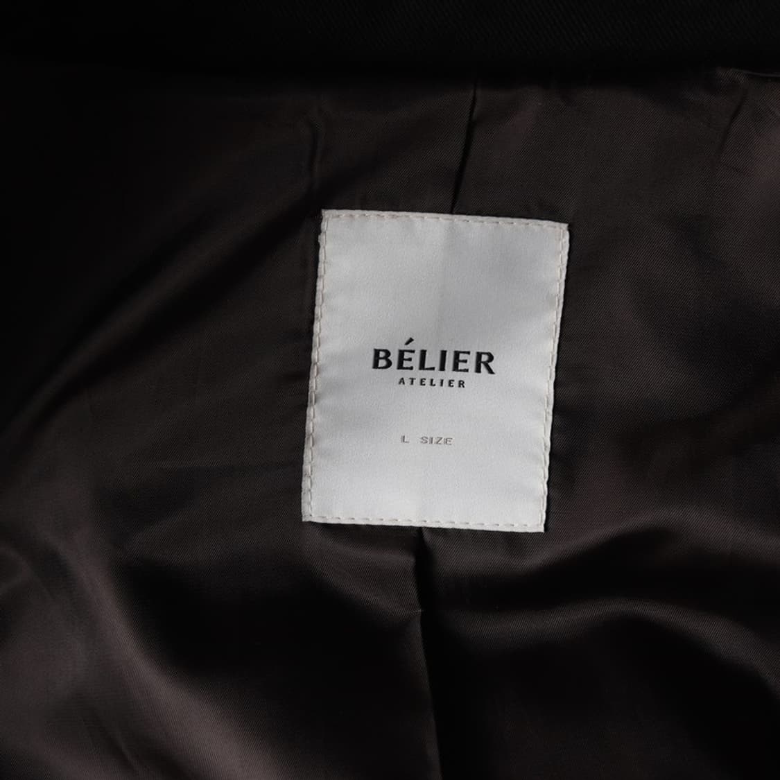 벨리에 미니멀 오버핏 더블 트렌치코트 L 상품이미지6