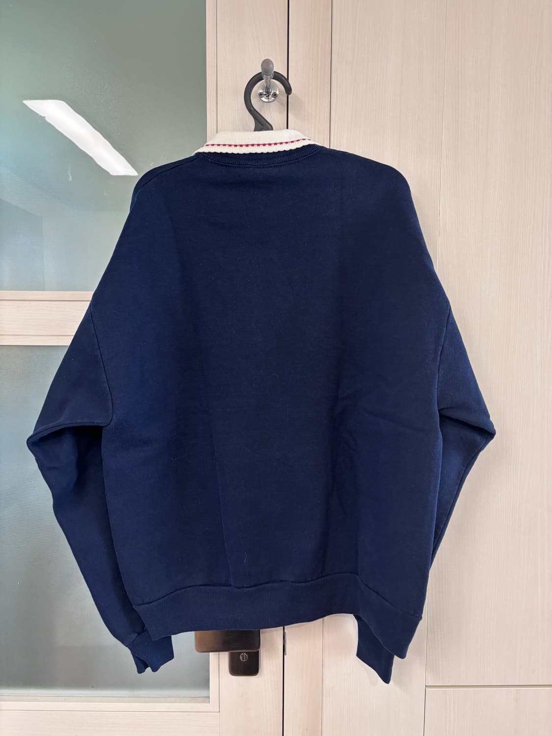 Top Stitch 카라 자수 맨투맨 네이비 (미국빈티지) 상품이미지3