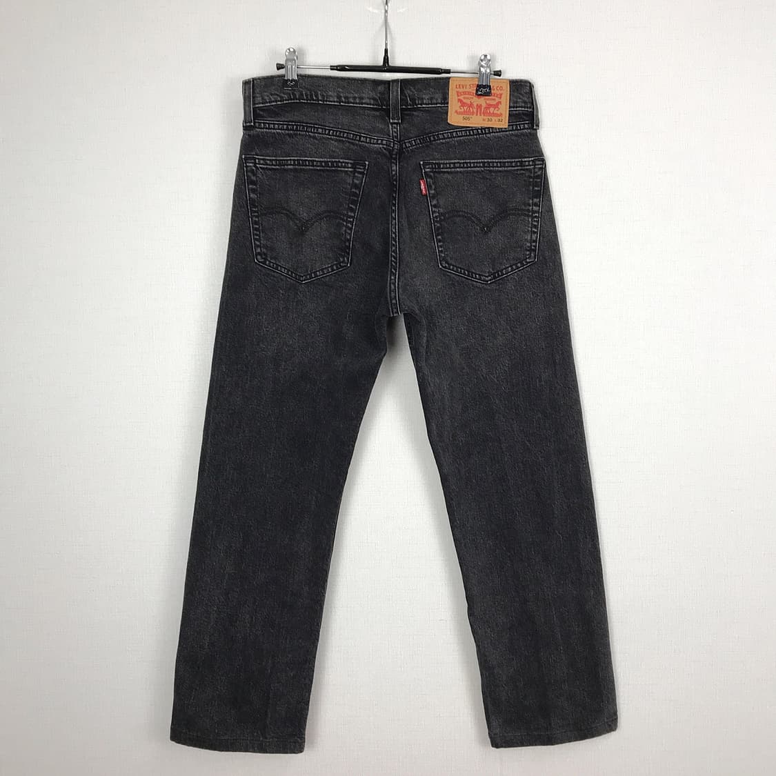 리바이스 levi's 흑청 505 데님 청바지 남성30 상품이미지4