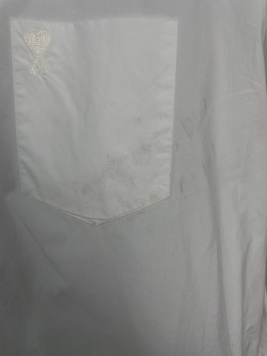 아미 드로스트링 화이트 셔츠 H2138 상품이미지5