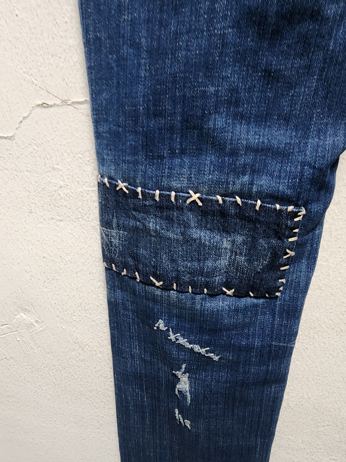 디스퀘어드2 데미지진 패치워크 청바지 상품이미지4