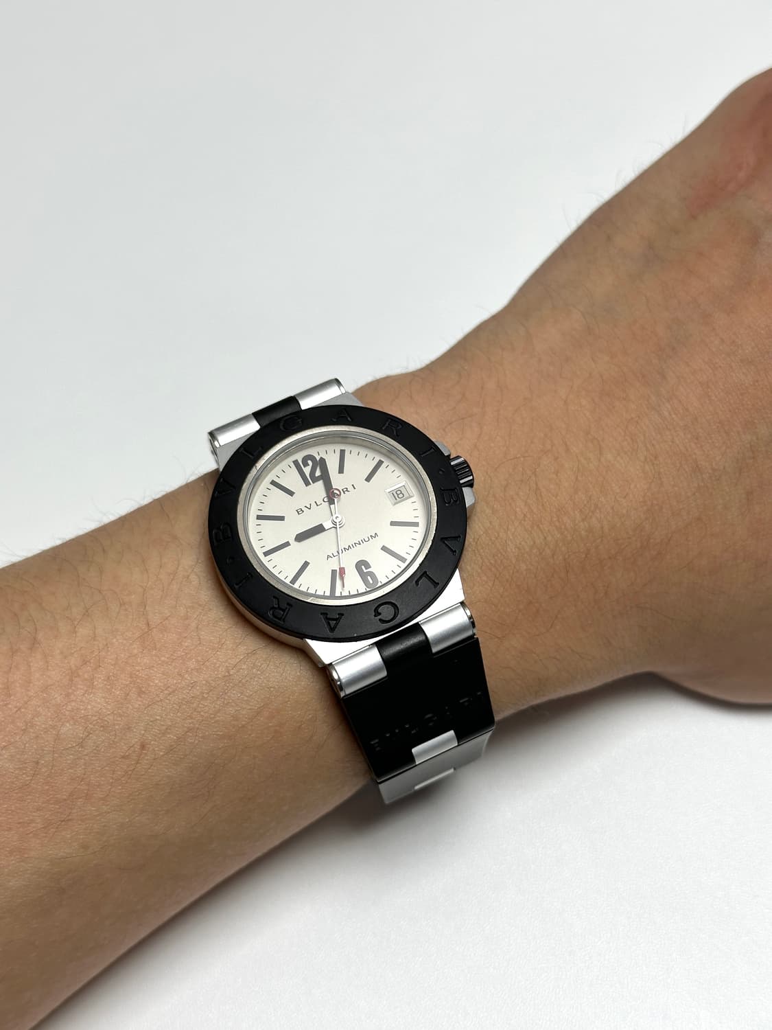 불가리 알루미늄 오토매틱 38mm 시계 상품이미지10