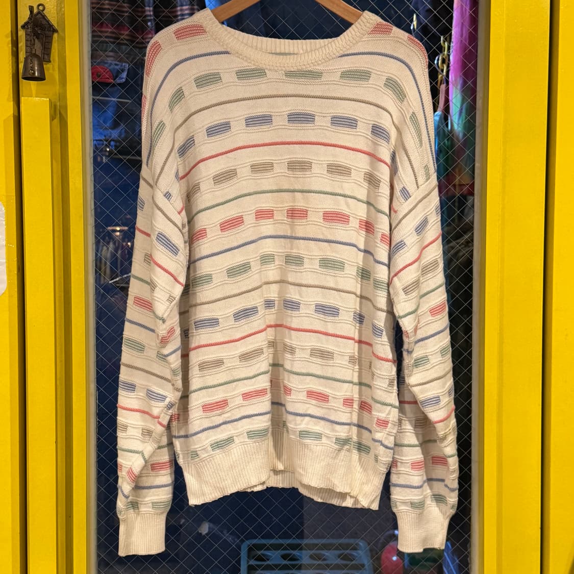 vintage 417 ven heusen 빈티지 박스 루즈 니트 상품이미지5