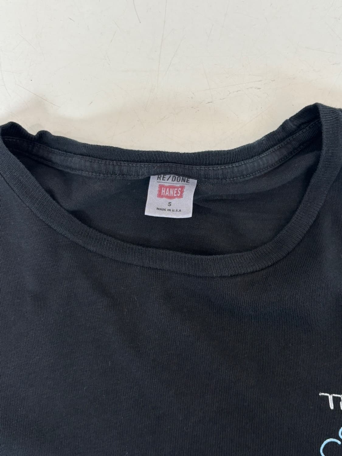 RE/DONE X Hanes Cropped T-shirt 상품이미지4