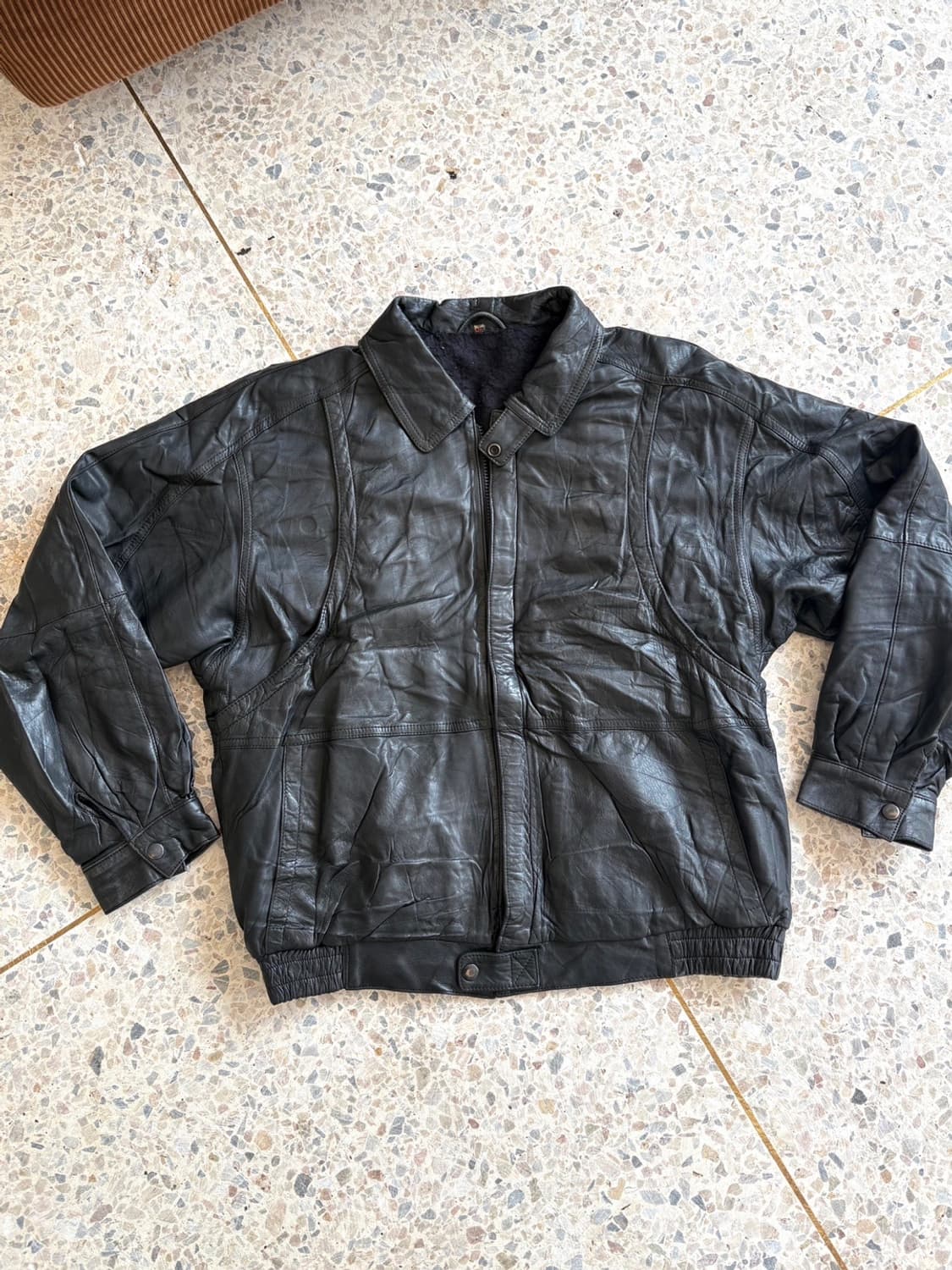 리얼레더 양가죽 블루종 자켓 상품이미지7