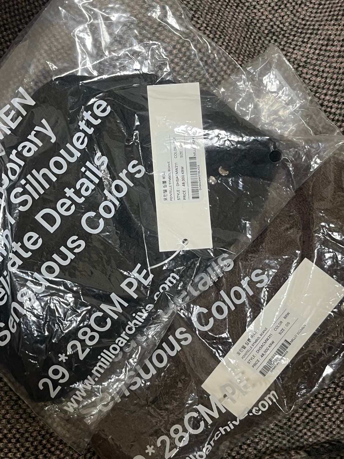 밀로우먼 포인텔 심볼 비니 상품이미지3