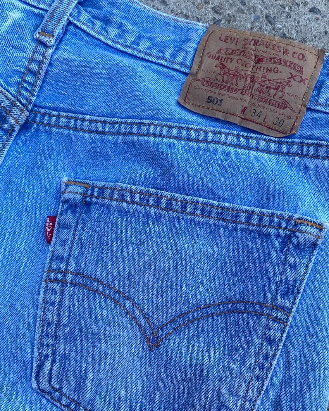 90s Levi's 501 Hard painted  상품이미지6