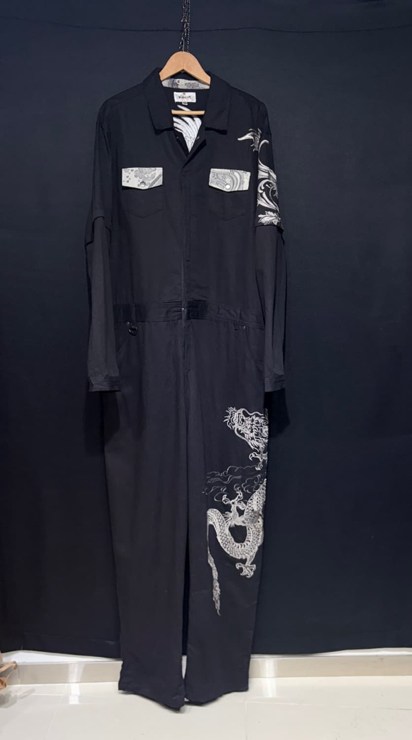 카라쿠리 스카쟌 점프슈트 상품이미지3