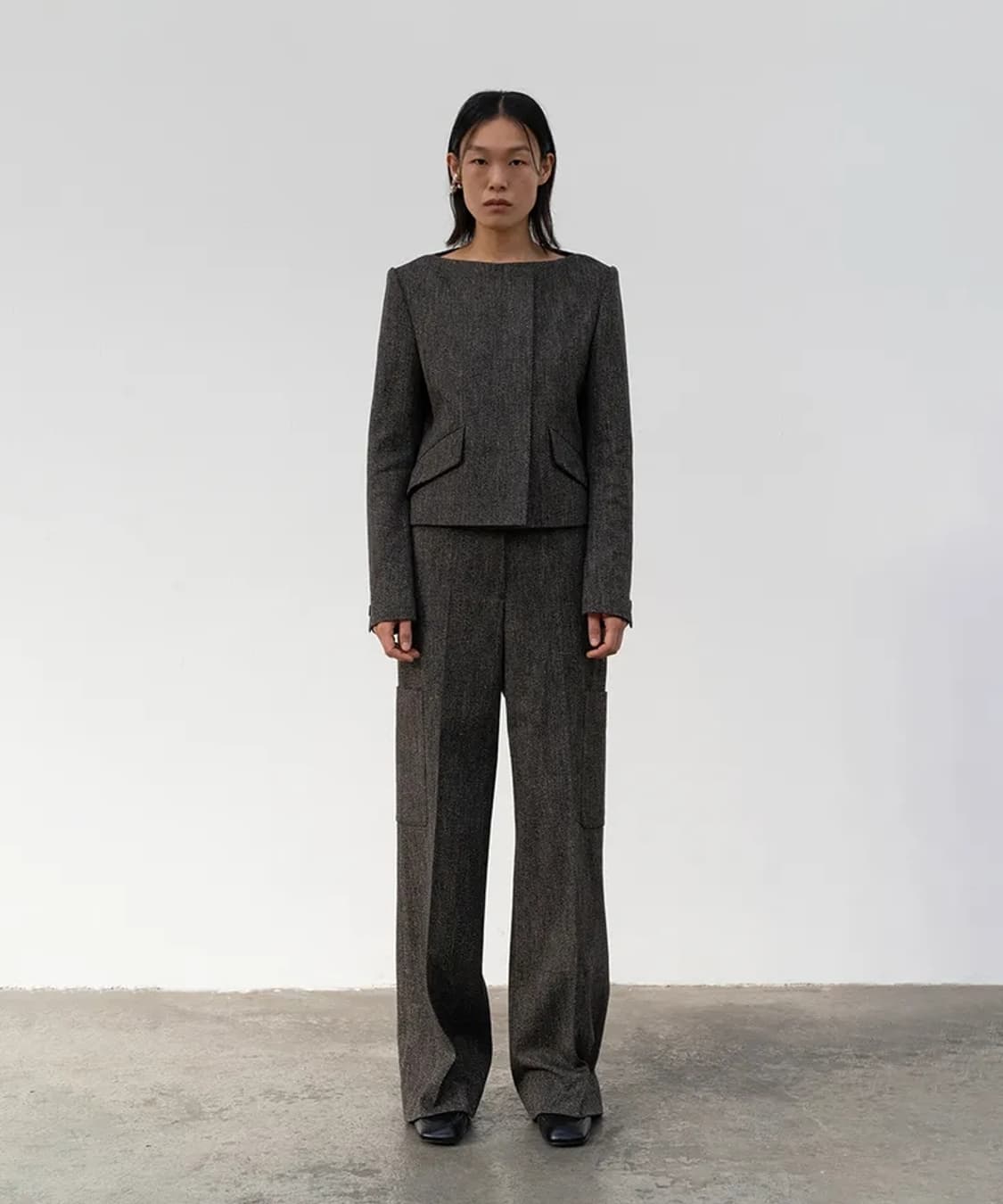 로우클래식  21fw 포켓 트라우저, 보트넥 숏 블레이저 상품이미지1