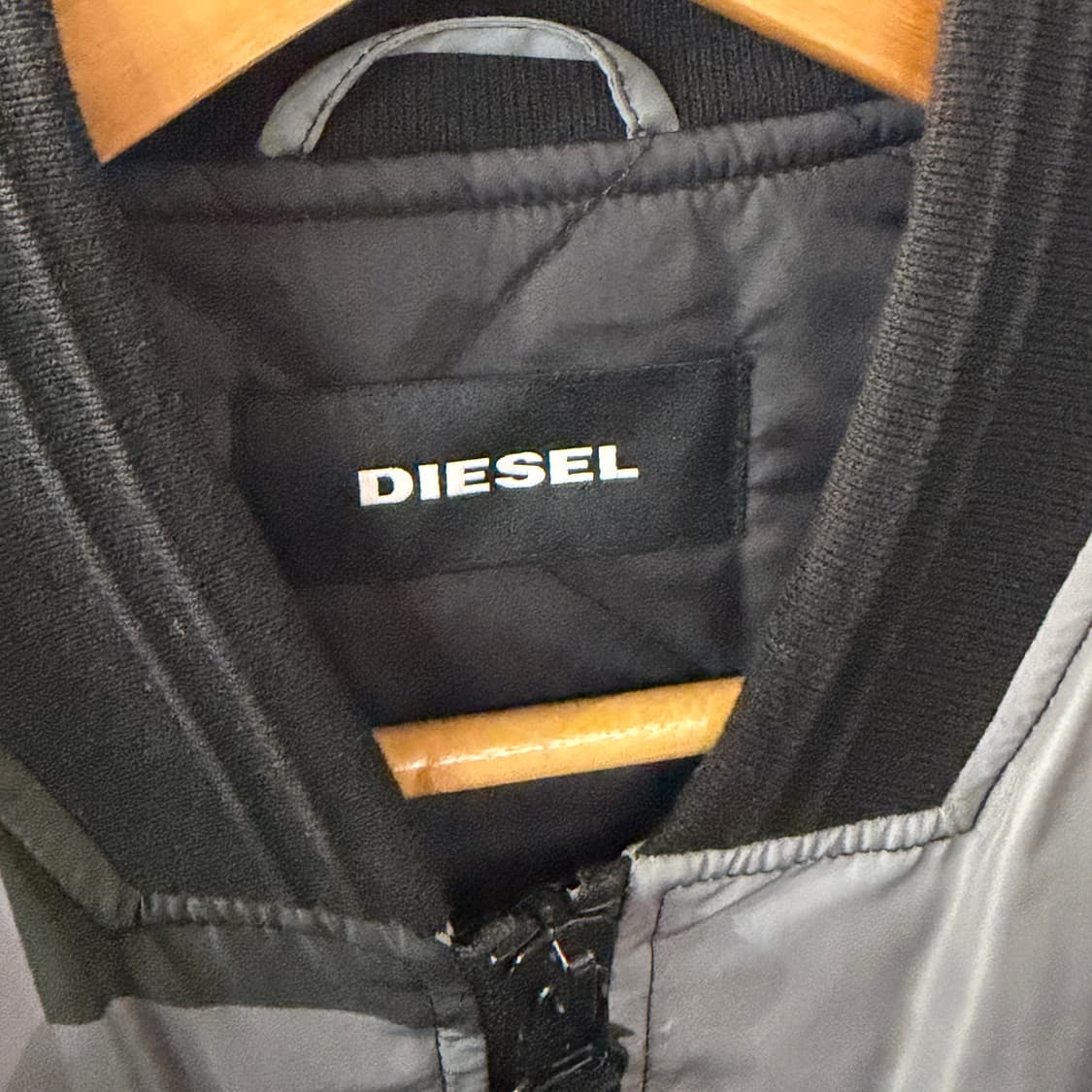 [M] 디젤 그레이 카모 블루종 점퍼 상품이미지5