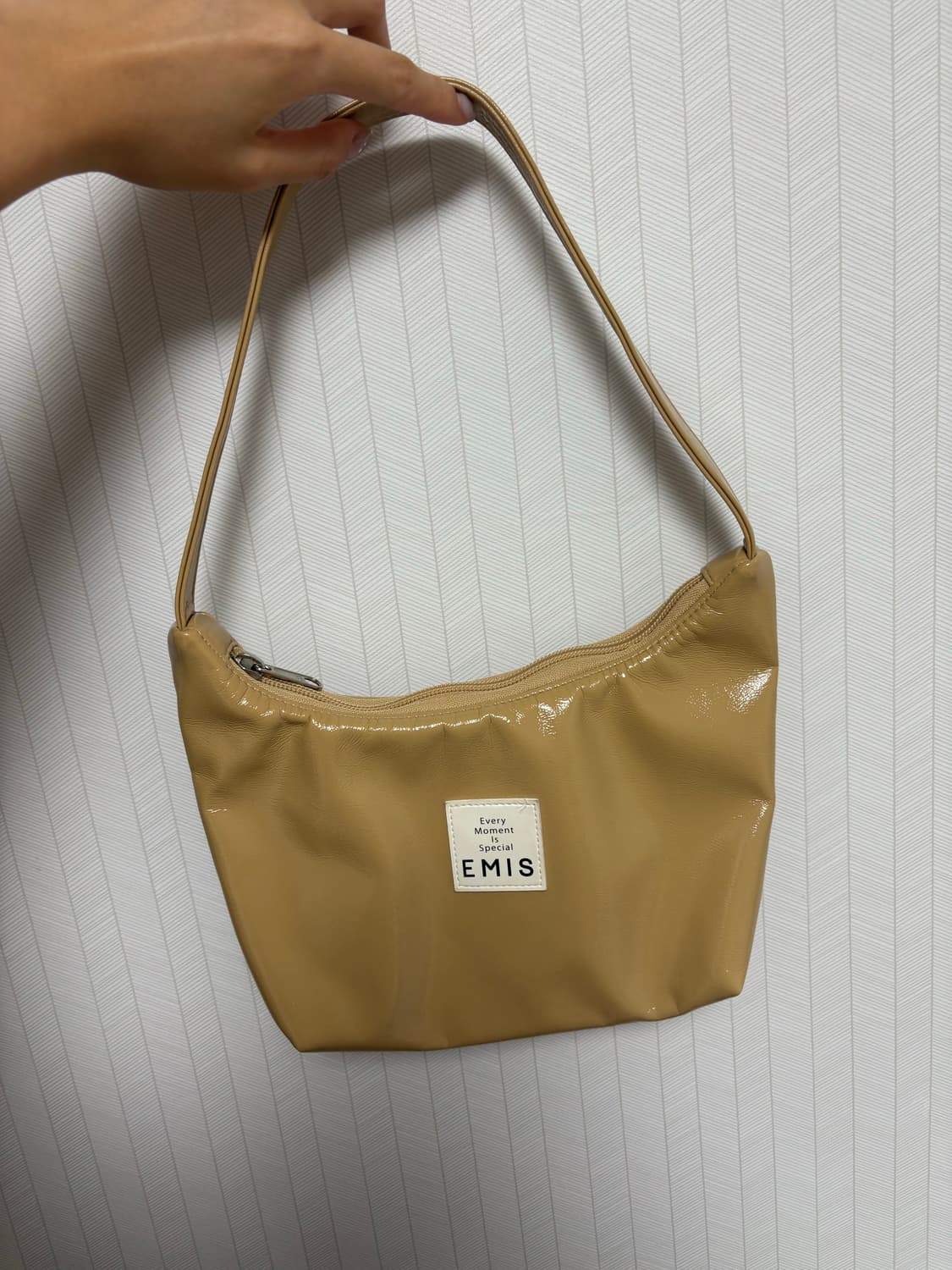 이미스 호보백 베이지 상태최상 상품이미지3