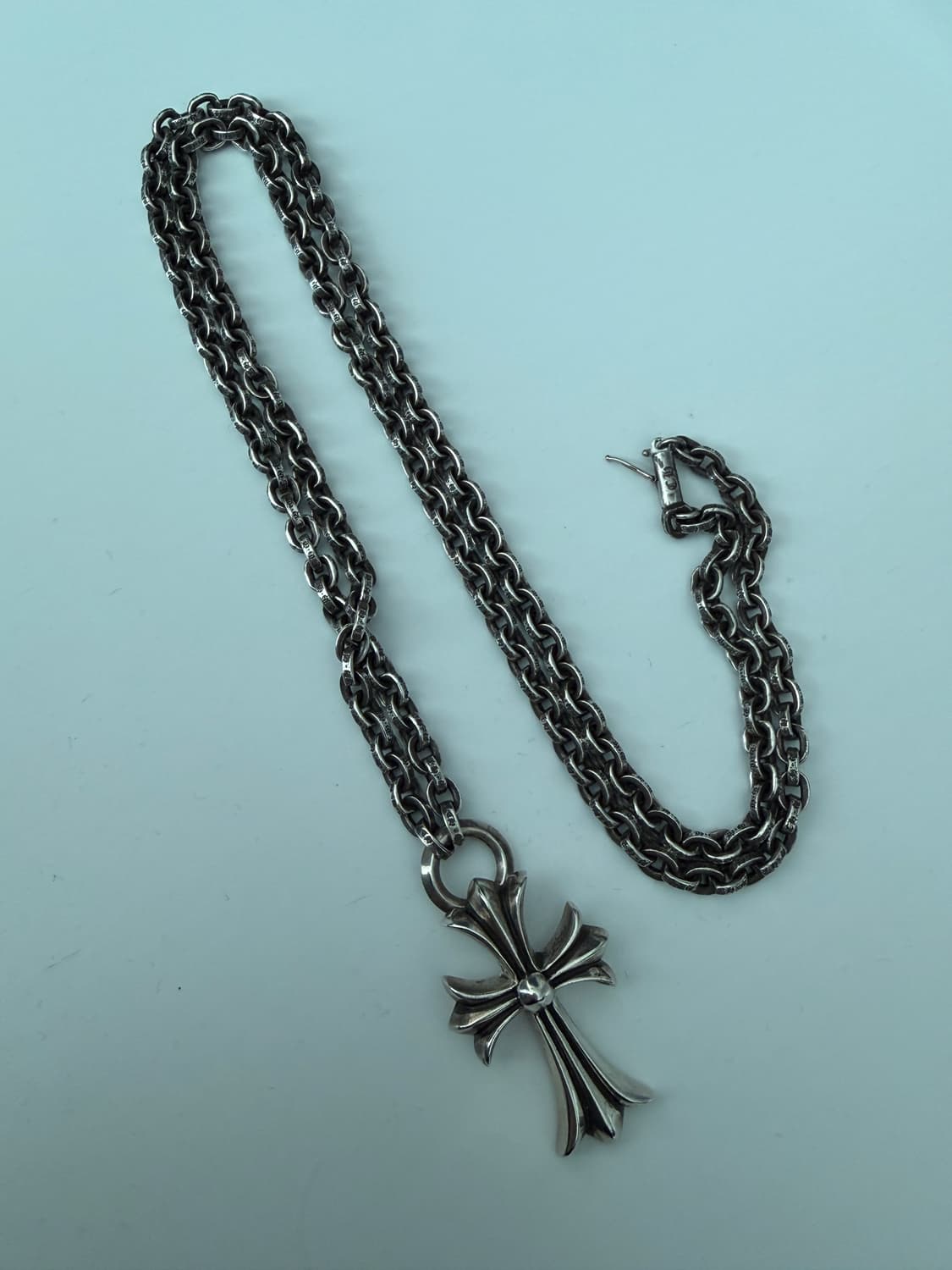 크롬하츠 타이니 크로스 페이퍼 체인 일체형 30인치 상품이미지1