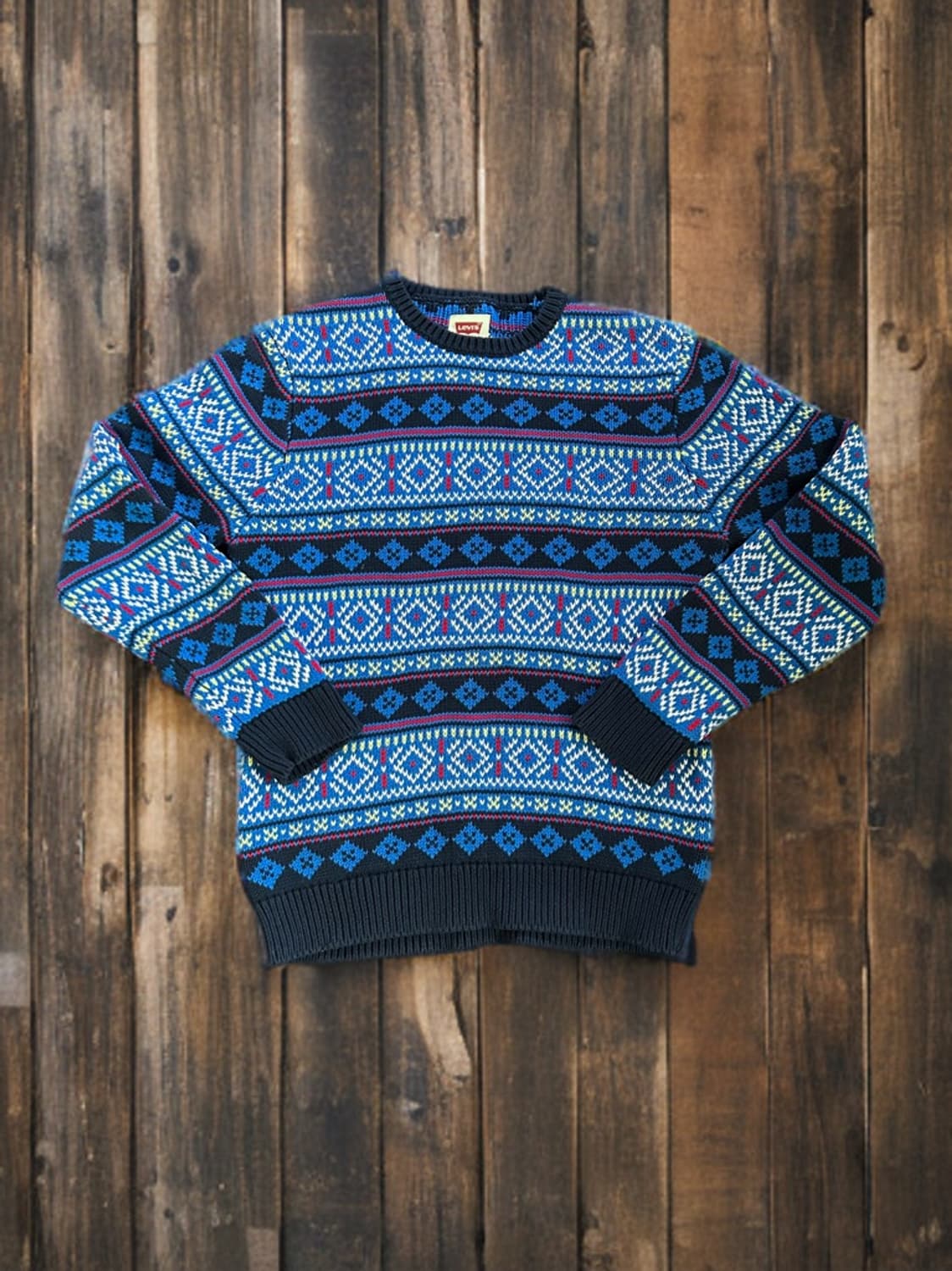 2013 리바이스 페어아일 패턴 코튼 니트 상품이미지1