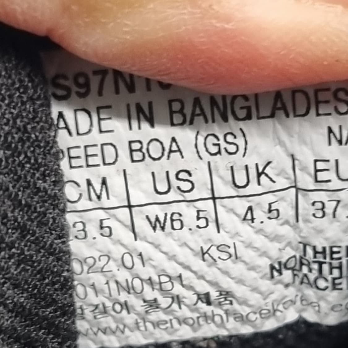 노스페이스 스피드보아 워킹화 235 상품이미지6