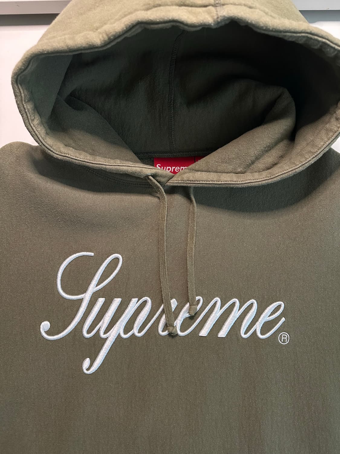 슈프림 후드 올리브 M 상품이미지1