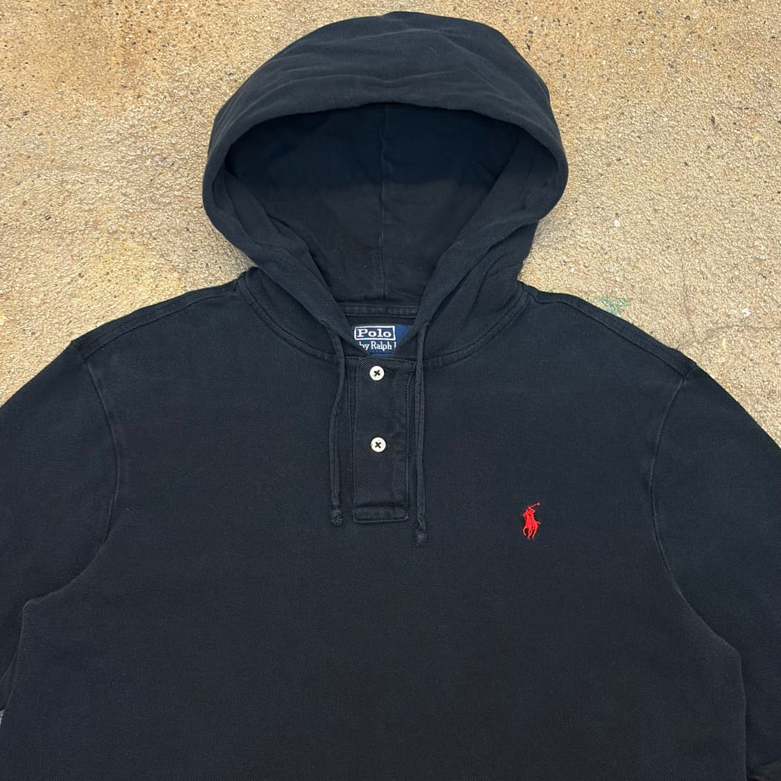 레어 00s 미국 빈티지 폴로랄프로렌 PK 헨리넥 후드티 상품이미지3