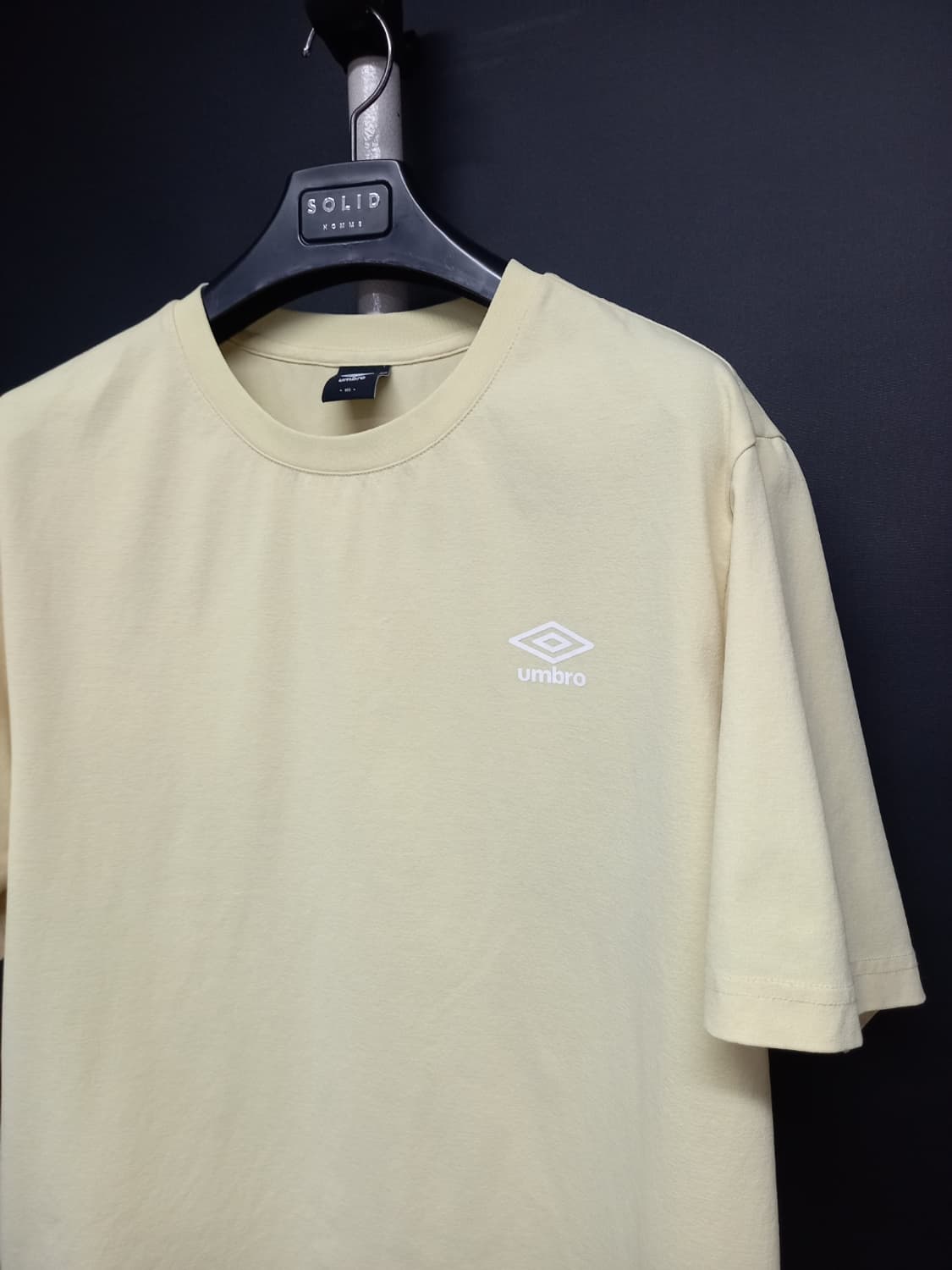 엄브로 남성 버터색 면 티셔츠 105 상품이미지4