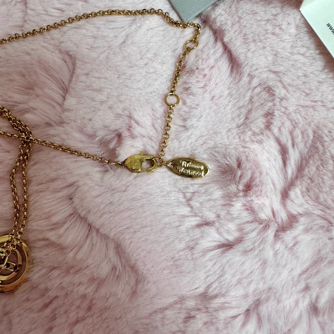 비비안웨스트우드 뉴쁘띠 orb 목걸이 골드 상품이미지5