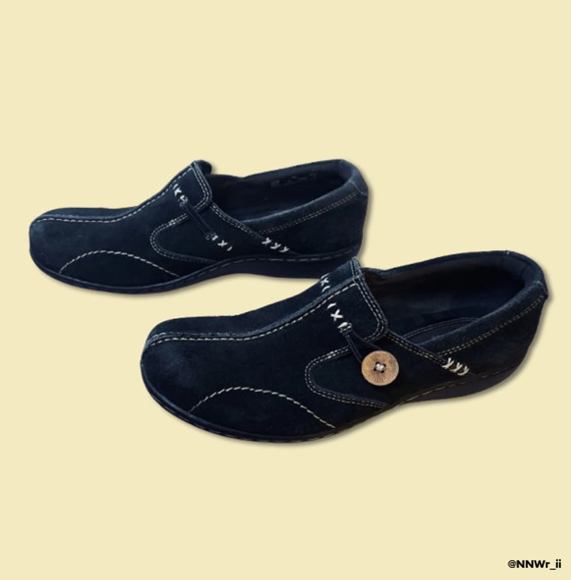 CLARKS MARY JANE SUEDE BLACK 상품이미지3