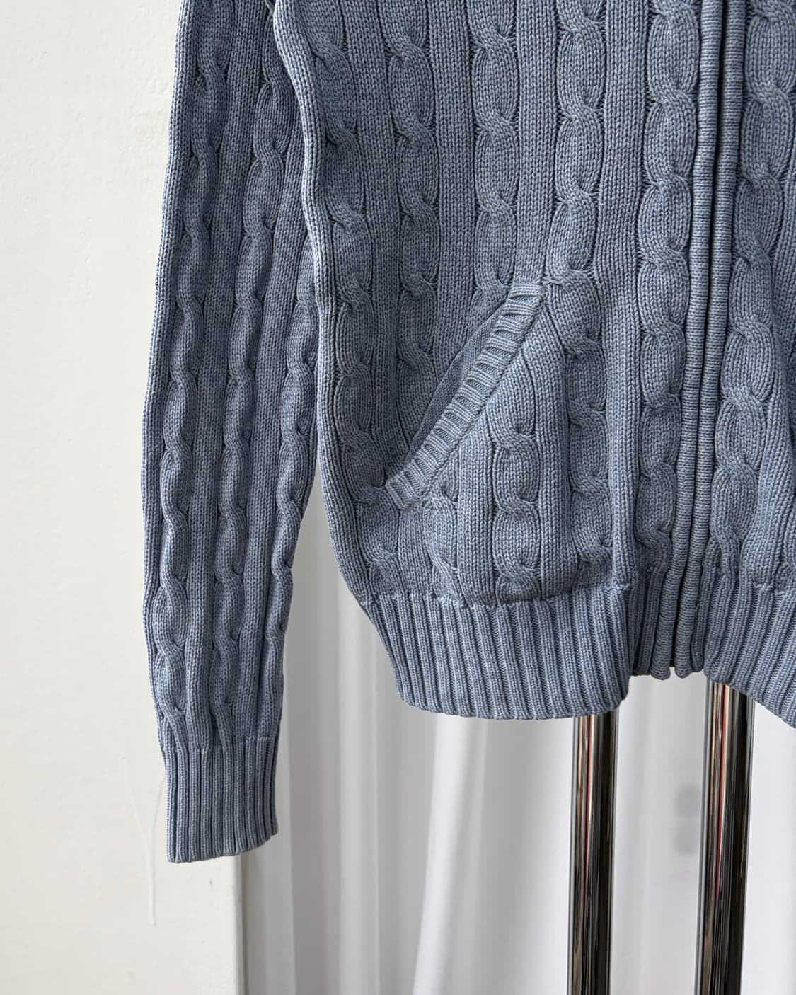 [S]폴로 랄프로렌 케이블 후드 니트 집업 상품이미지5