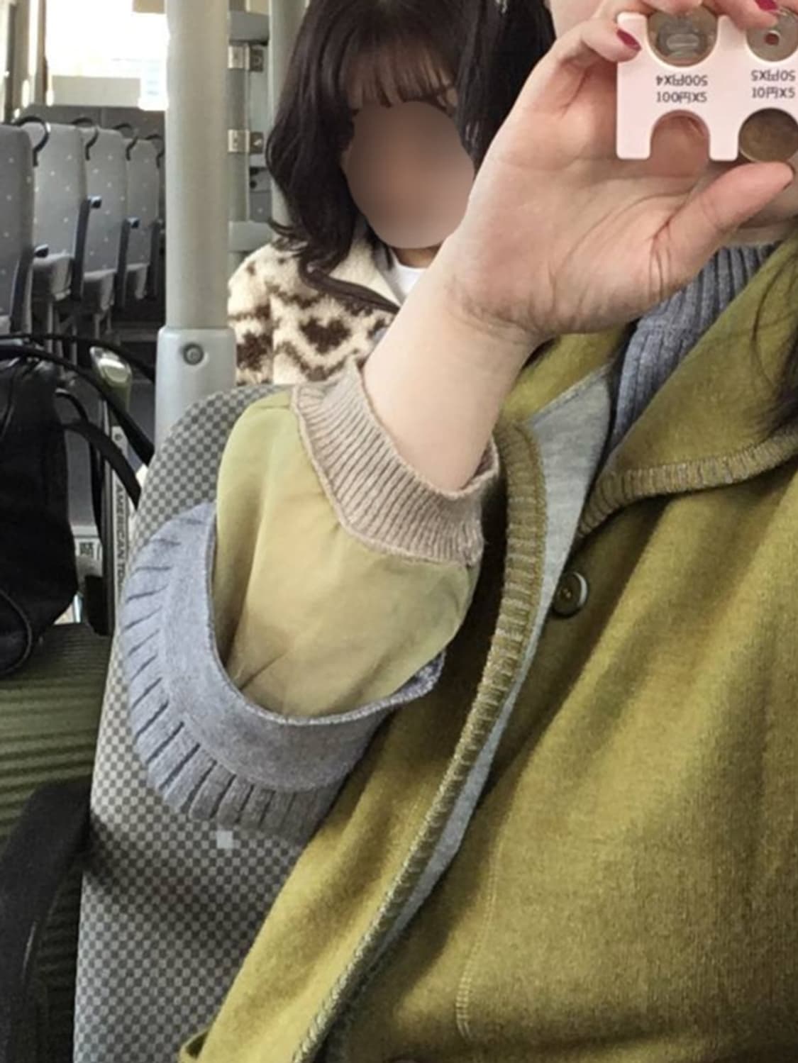 일본빈티지 모리걸 하구미 레이어드 프릴 그레이 니트 상품이미지3