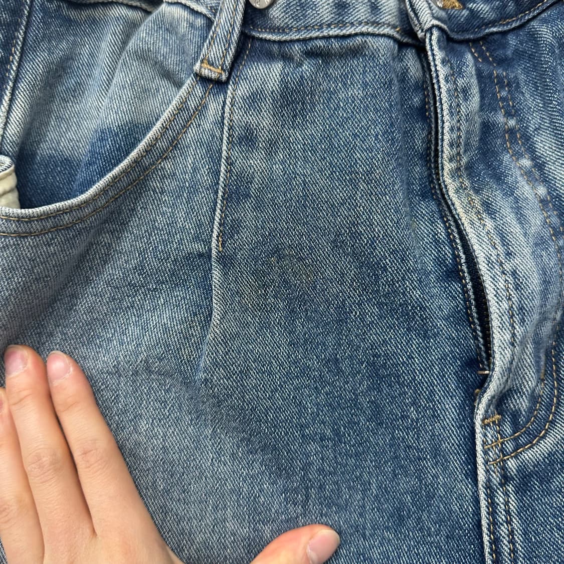 언노운플래닛 데님팬츠 상품이미지3