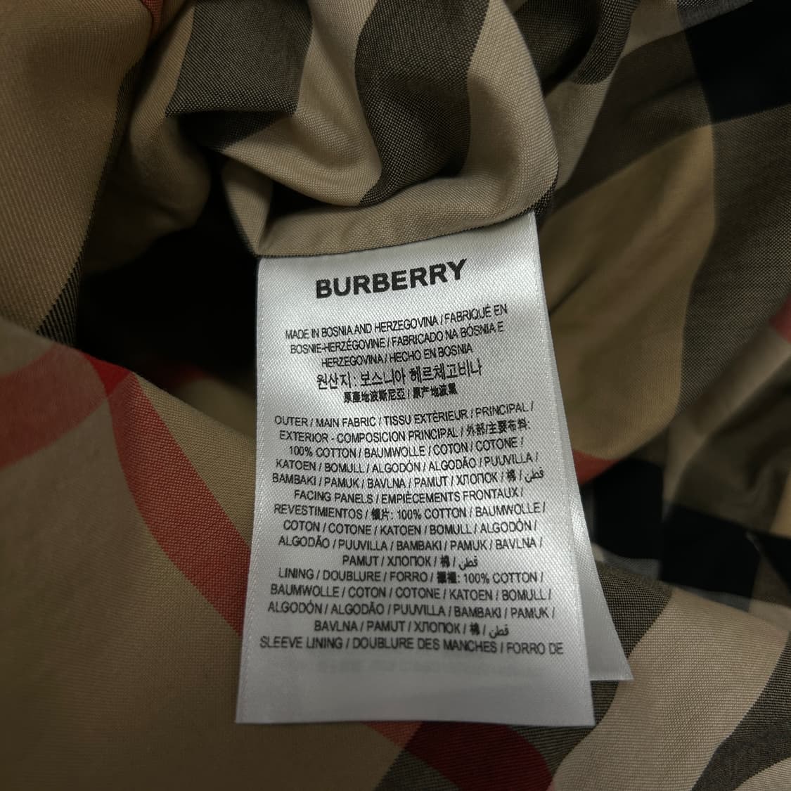 버버리 신형 개버딘 벨티드 트렌치코트(34) 상품이미지6