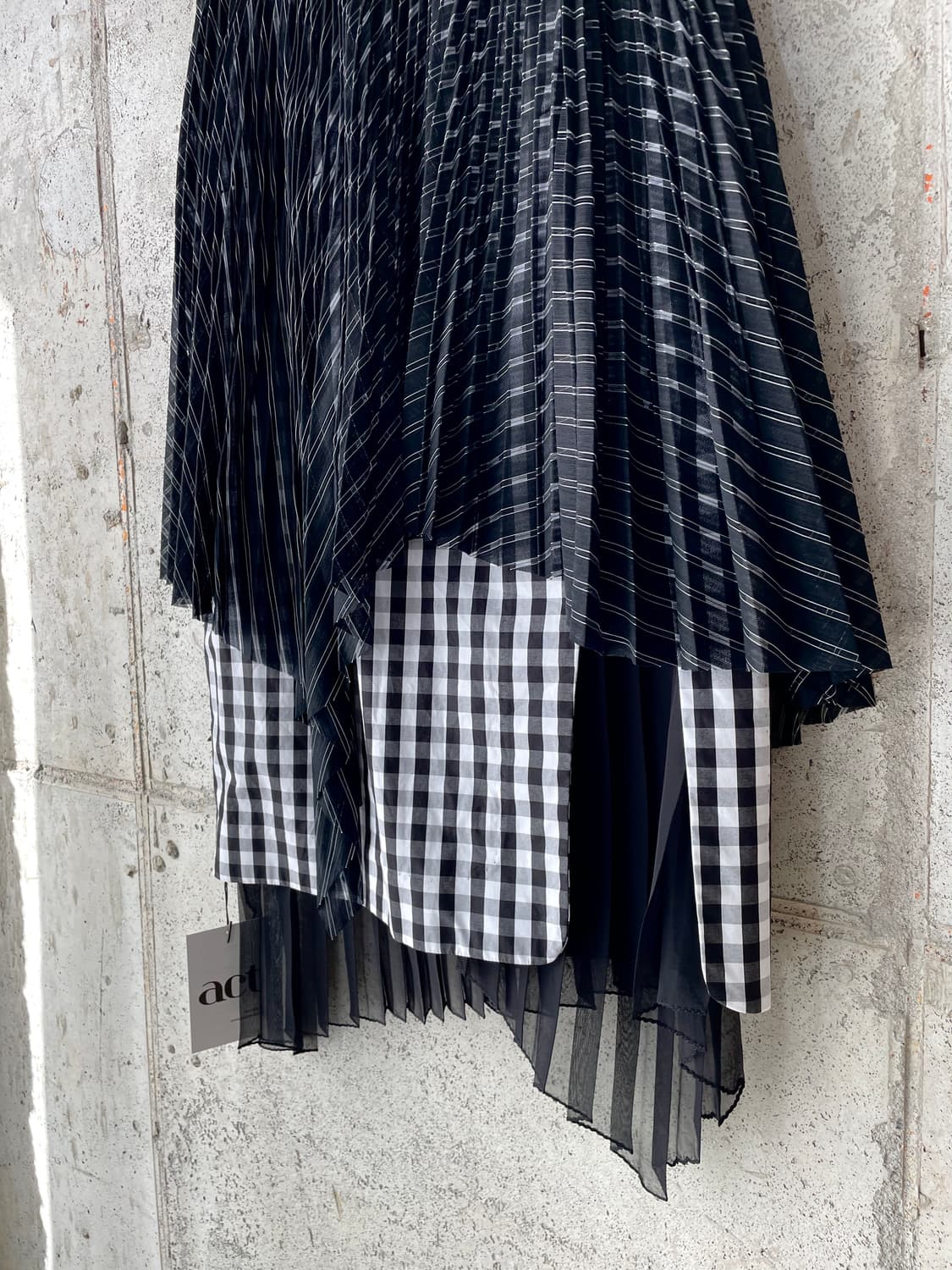 Facetasm 체크 패턴 스커트 상품이미지7