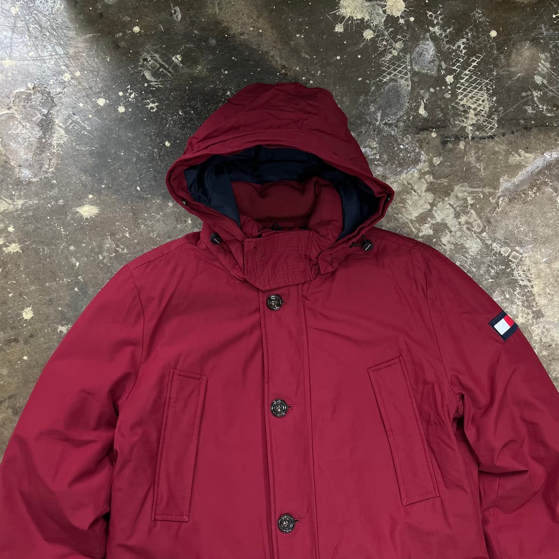 M) 타미힐피거 덕다운 패딩점퍼 오리털 패딩 상품이미지2