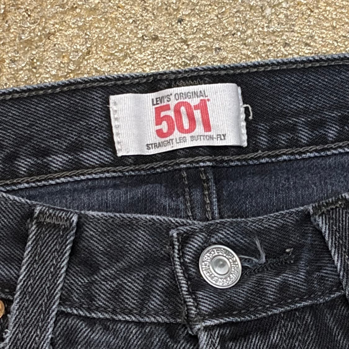 00s 미국 빈티지 리바이스 501 블랙진 청바지 상품이미지4