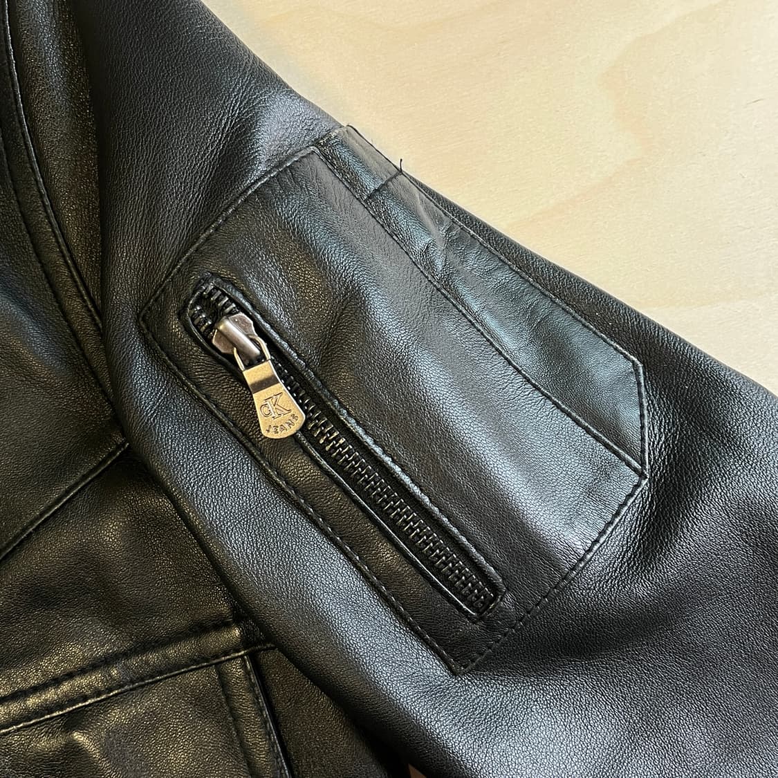 Calvin Klein Jeans Leather  Jacket (~66) 상품이미지3