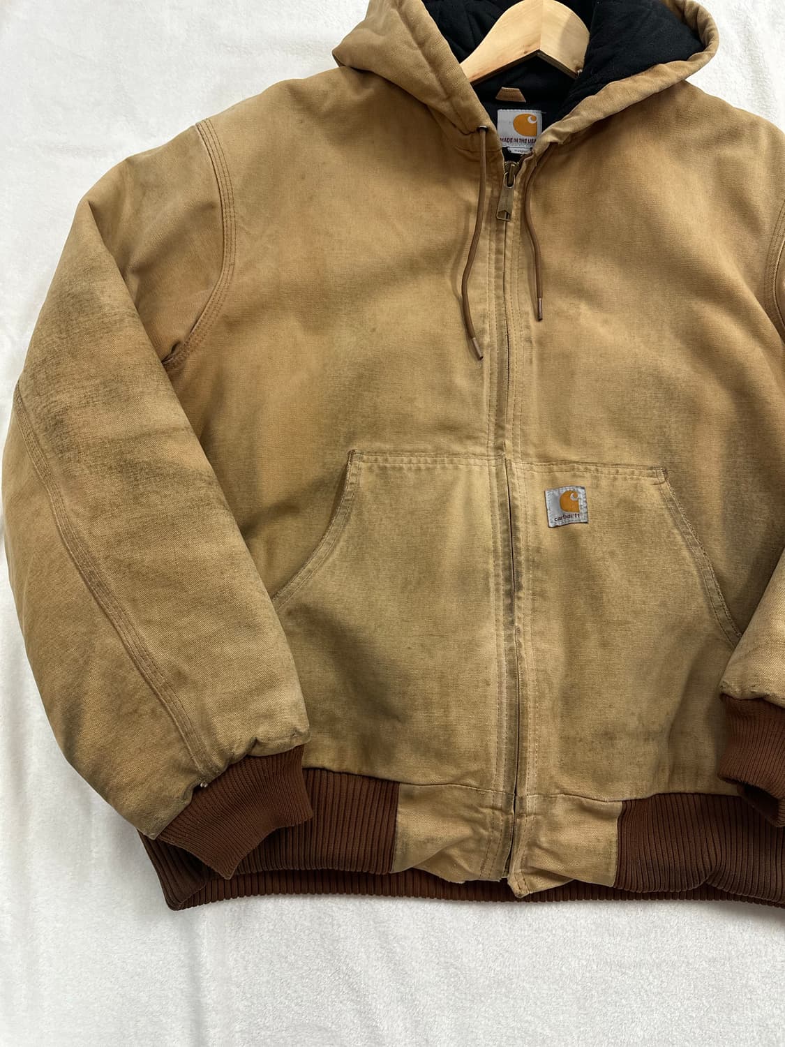 (L)칼하트 덕 액티브 자켓 J140 브라운 상품이미지3