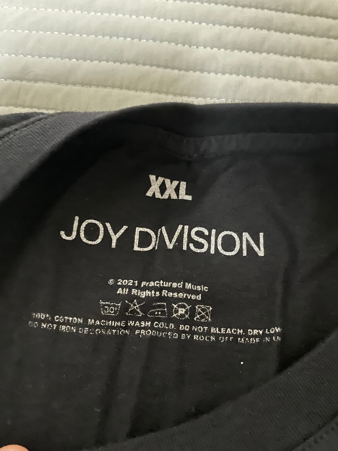 [XXL 새상품] 조이 디비전 Closer 티셔츠 공식 머천 밴드티 락티 상품이미지3