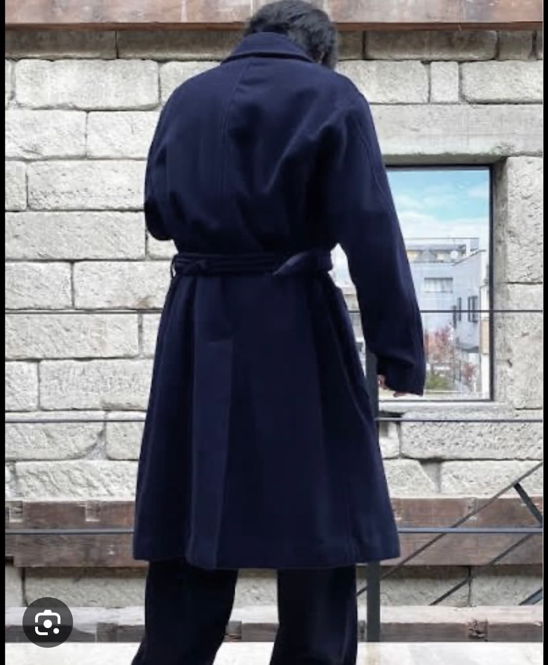 코모리 밀리터리 코트 네이비 2사이즈 상품이미지5