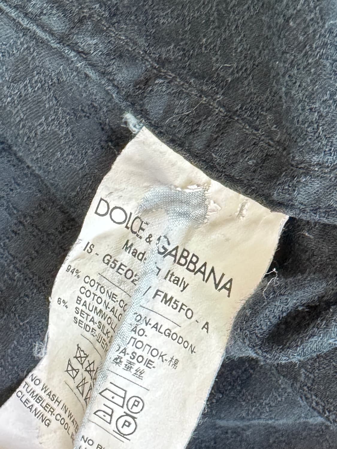 돌체앤가바나 클래식 프릴 셔츠 M  상품이미지3