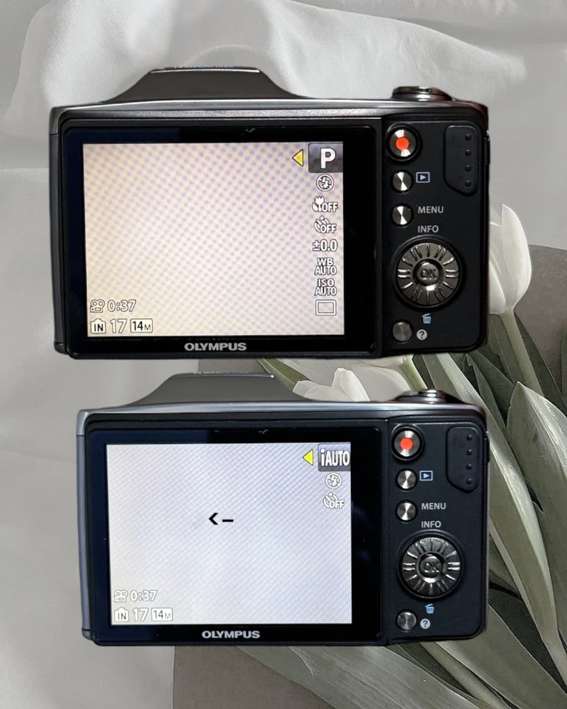 뽀용필터,뷰티모드) 올림푸스 SZ-14 24배줌 디카 빈티지 캐논 니콘 상품이미지3