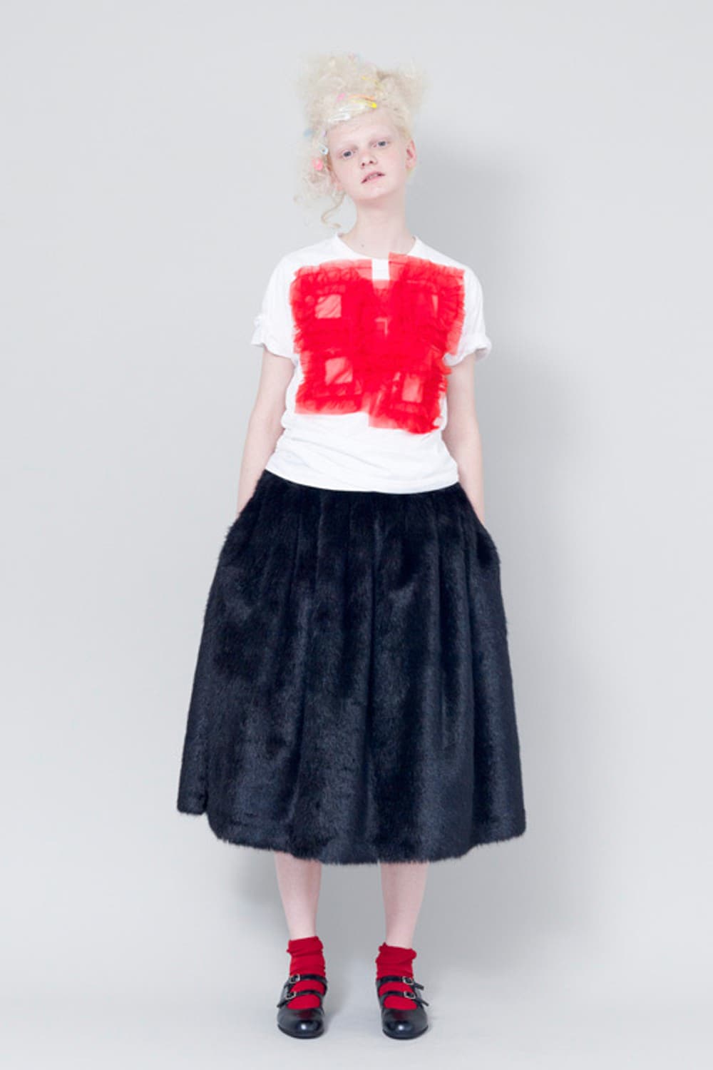 Fur Volume Skirt 상품이미지1