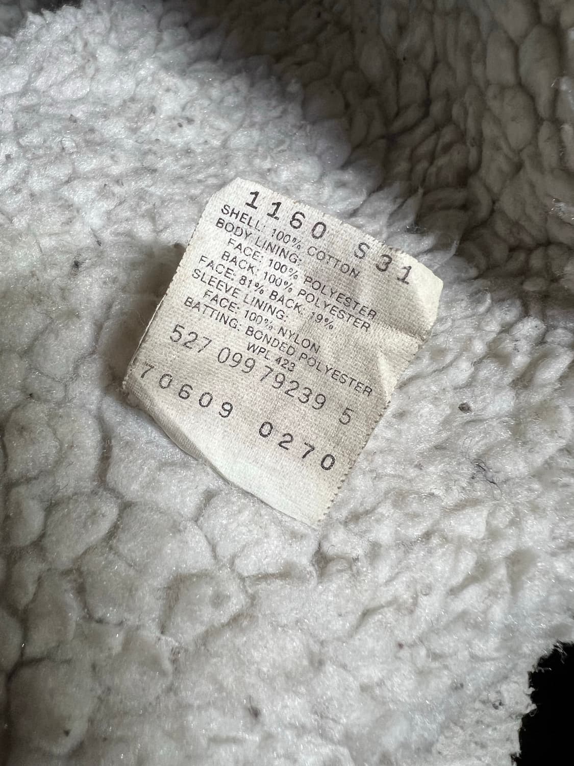 80s 리바이스 쉐르파 흑청 자켓 상품이미지10