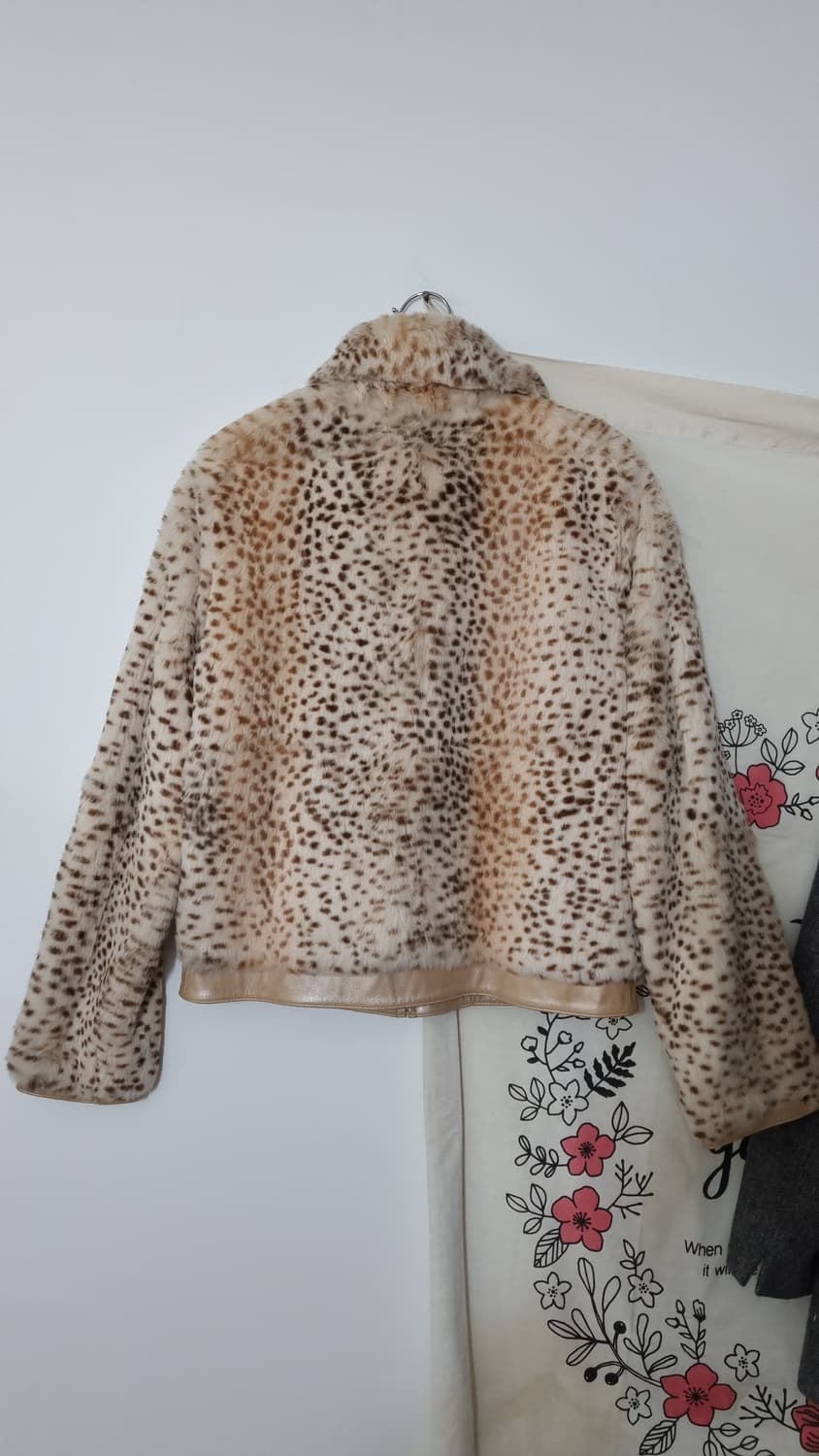 레오파드 퍼 숏 자켓 (구66)55 상품이미지7