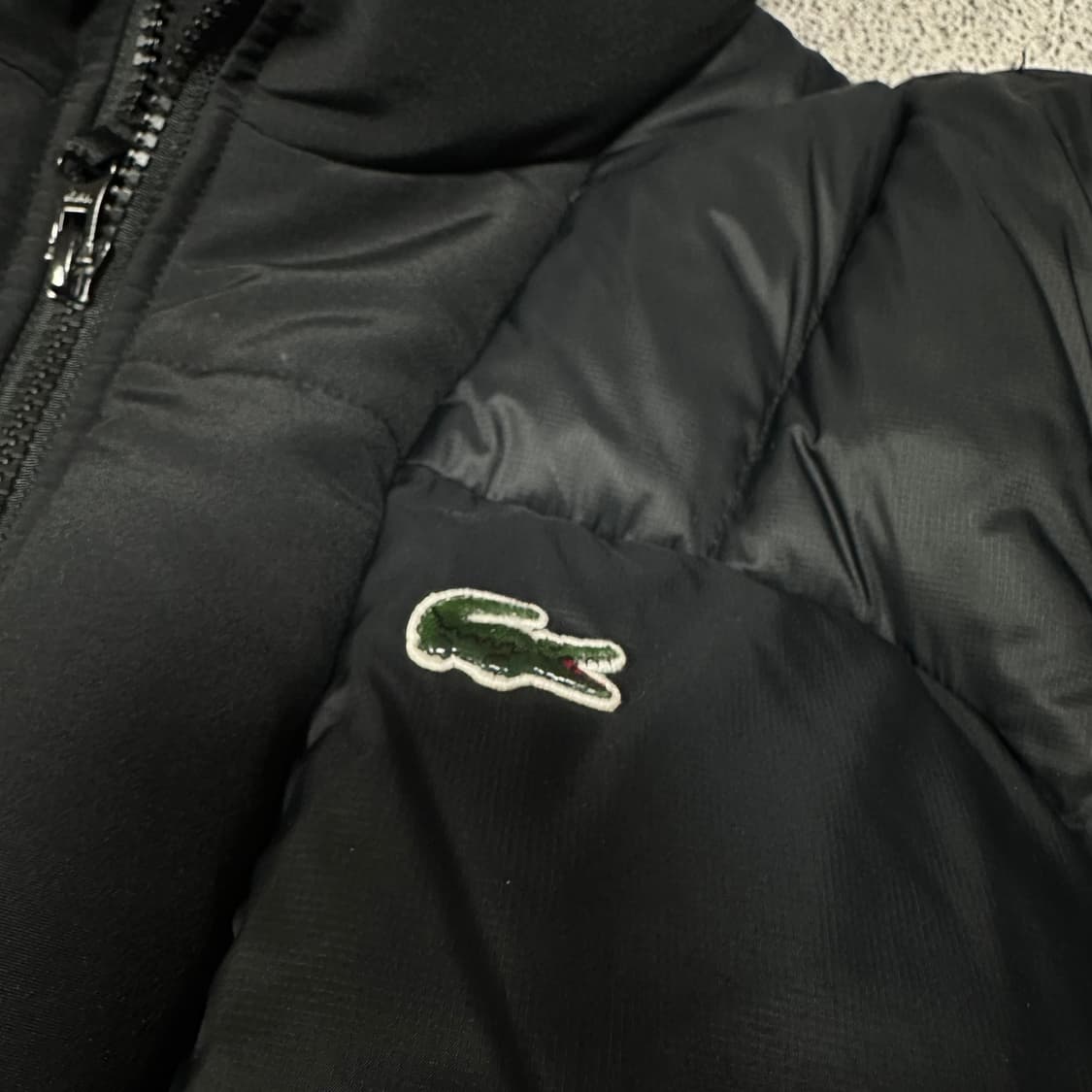 ✨ (바배) 라코스테 다운 블랙 롱패딩 상품이미지3
