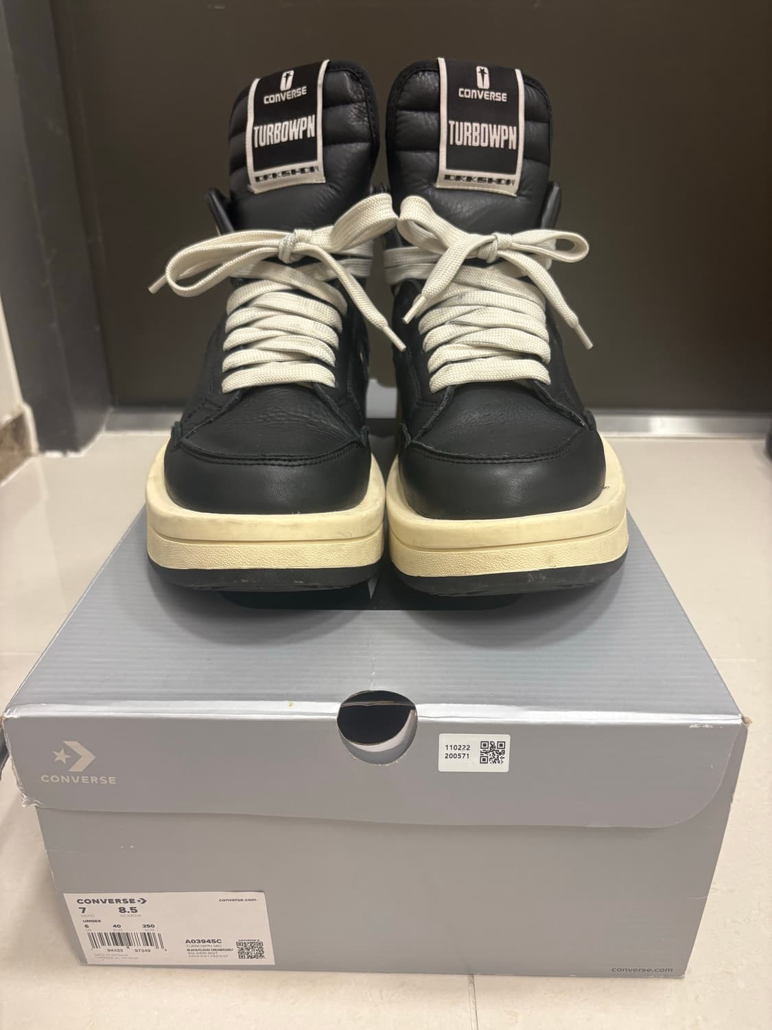 릭오웬스 다크쉐도우 컨버스 터보웨폰 250 상품이미지2