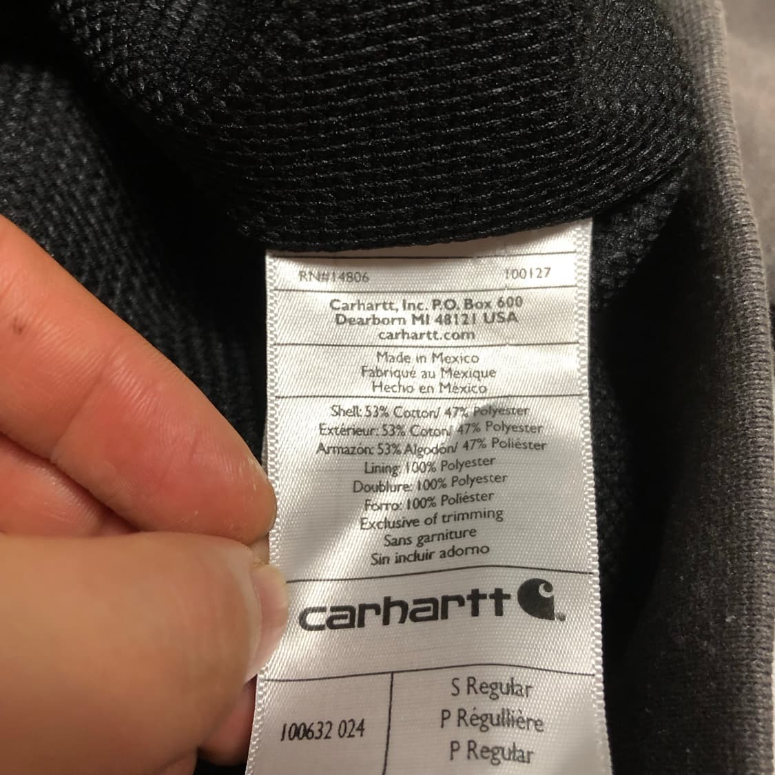 칼하트 써멀 후드집업 자켓 남여공용 상품이미지6