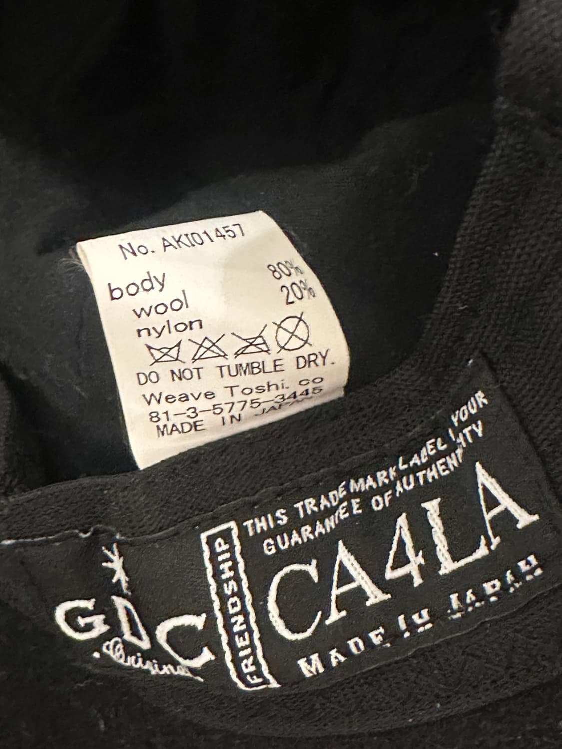 CA4LA 카시라 마운틴햇 블랙 상품이미지2