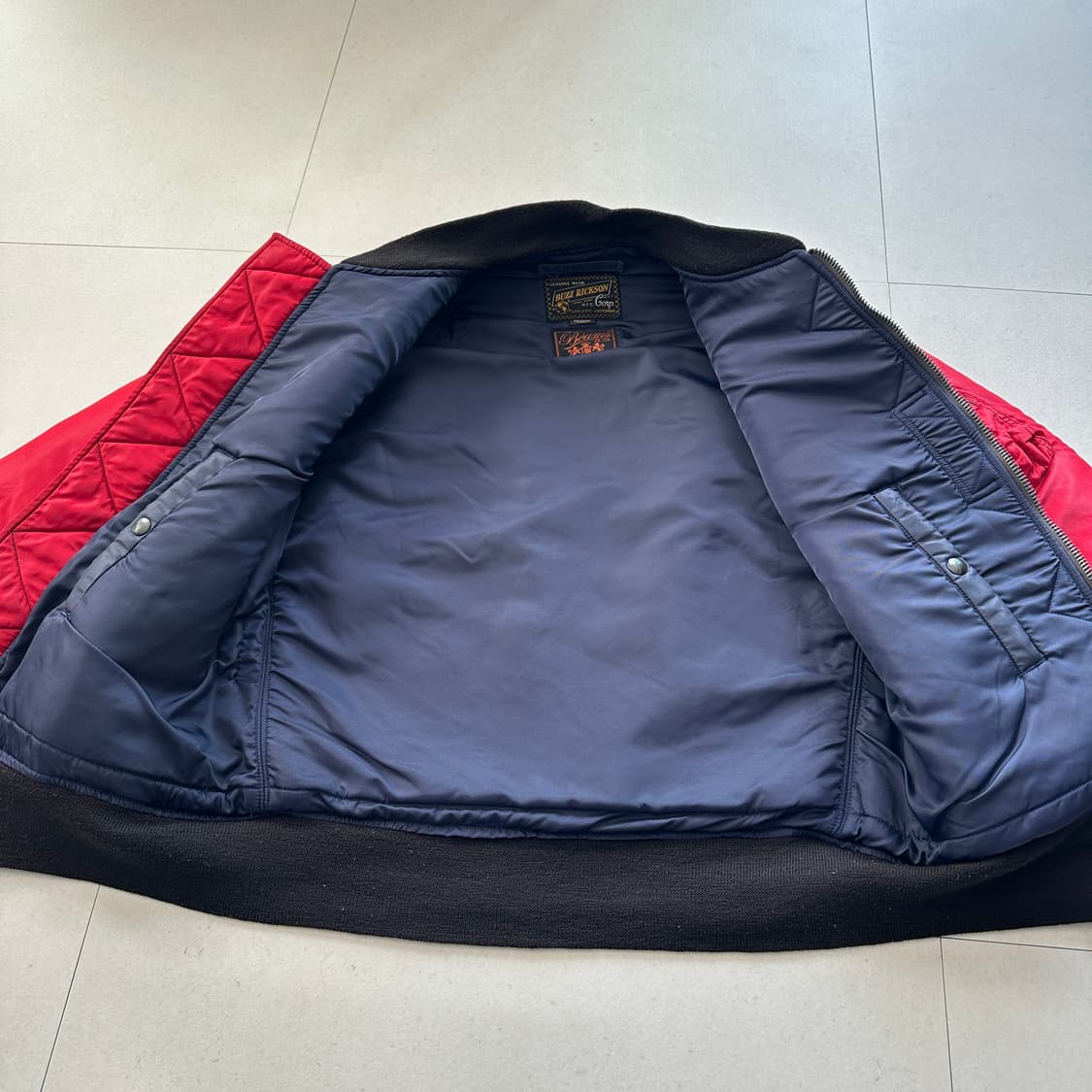 버즈릭슨 x 빔즈 MA-1 일본생산 상품이미지5